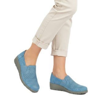 Denim Comfort női bebújós cipő – farmerkék