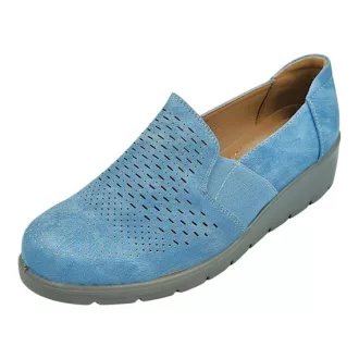 Denim Comfort női bebújós cipő – farmerkék