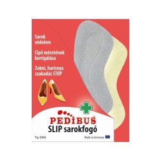 Pedibus  velúrbőr sarokfogó