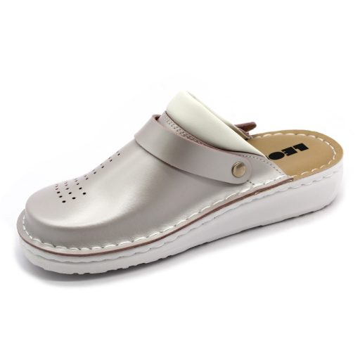 300 Leon női bőr klumpa – széles lábra, anti shock talpon pezsgő