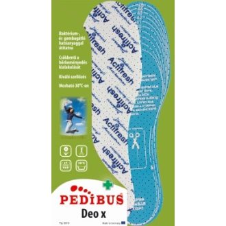 Pedibus Deo X vászon-latex talpbetét
