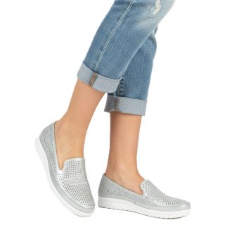Silver Line női bebújós cipő – ezüst