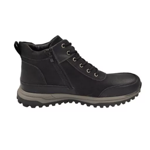 Comjeans bélelt férfi bakancs fekete