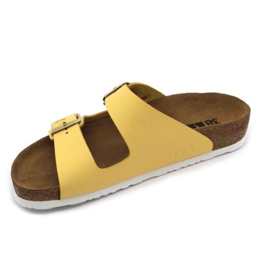 4010 Leon klasszikus bio papucs sárga
