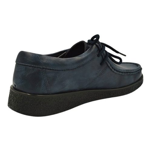 Pure Leather  box bőr női kényelmi cipő kék