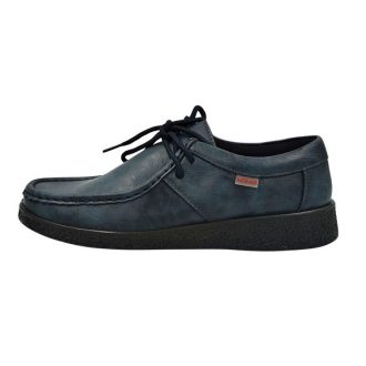 Pure Leather  box bőr női kényelmi cipő kék
