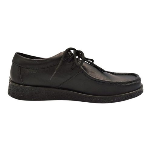 Pure Leather  box bőr női kényelmi cipő fekete