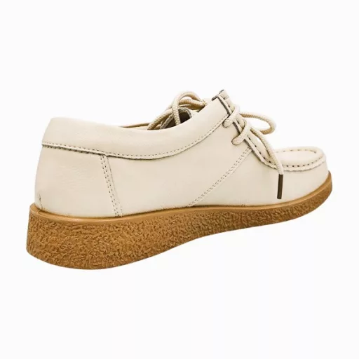 Pure Leather  box bőr női kényelmi cipő beige