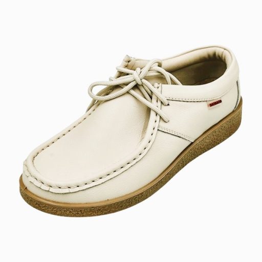 Pure Leather  box bőr női kényelmi cipő beige