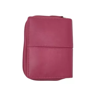   Giorgio Carelli  RFID blokkoló kismértű női bőr pénztárca pink 