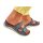 MASSAGE COMFORT masszírozós talpú dupla tépőzáras emelt sarkú női kényelmi papucs jácintkék