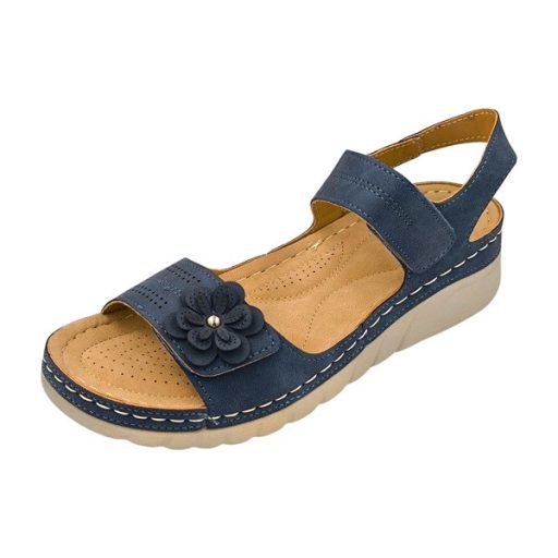 Summer anatomic dupla tépőzáras kék női szandál