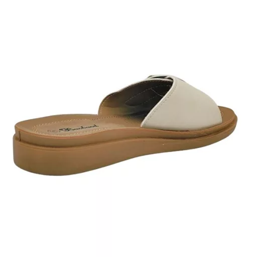 ONYX női csatos papucs beige