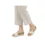 LAGUNA SHINE női telitalpú szandál – beige