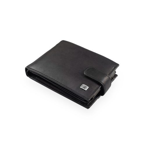 Choice tökéletes mindennapi bőr pénztárca férfiaknak fekete színben