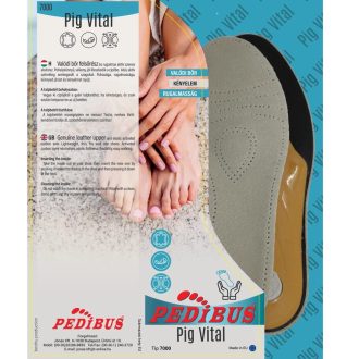 Pedibus Bőr talpbetét gerinckímélő sarokággyal