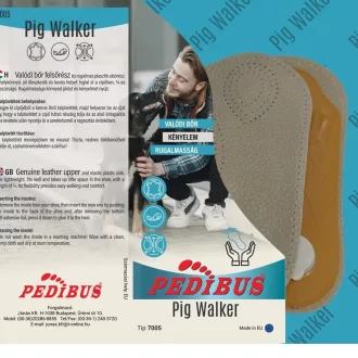 Pedibus 3/4-es Bőr talpbetét gerinckímélő sarokággyal