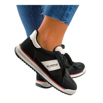 APOLLO X SURANO DREAM elegáns női sneaker fekete trikolor