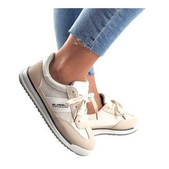 APOLLO X SURANO DREAM elegáns női sneaker beige trikolor