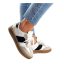 APOLLO X SURANO STAR trendi női sneaker fehér-fekete