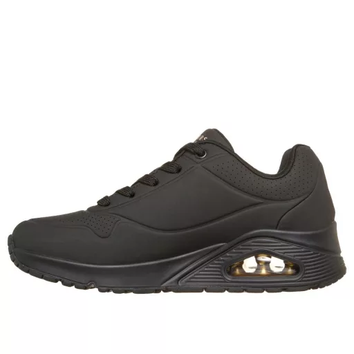 SKECHERS UNO STAND ON AIR  női sportcipő fekete 