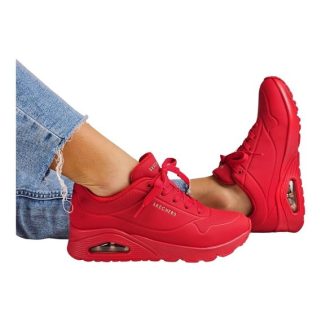 Skechers uno női cipő piros | Stand on air red Skechers uno női cipő piros | Stand on air red