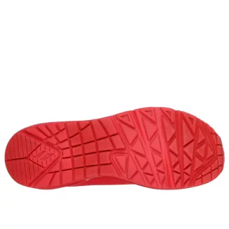 Skechers uno női cipő piros | Stand on air red