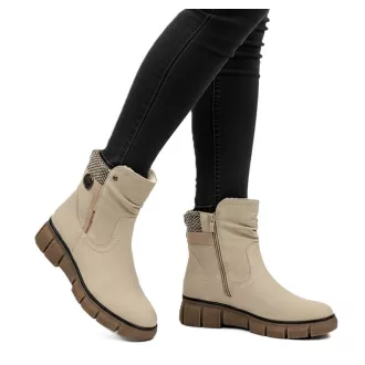 Frosty – Bélelt női csizma beige