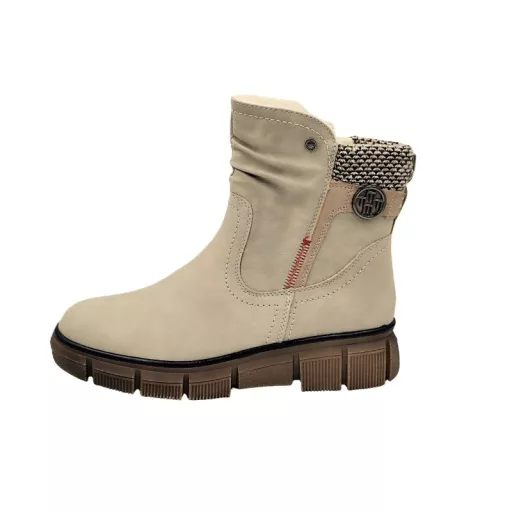 Frosty – Bélelt női csizma beige