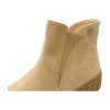 AUTUMN STEP Telitalpú bélelt rövid szárú női csizma beige