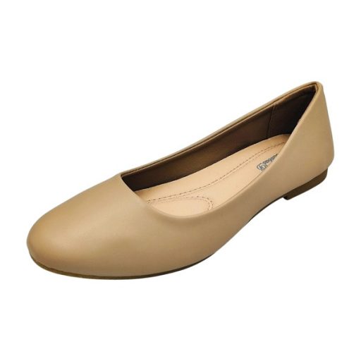 FLORA női bézs balerina cipő