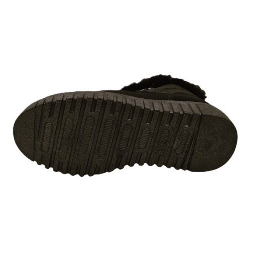 Utolsó Pár !!!! HELSINKI orkános, bélelt thermo női bokacsizma fekete