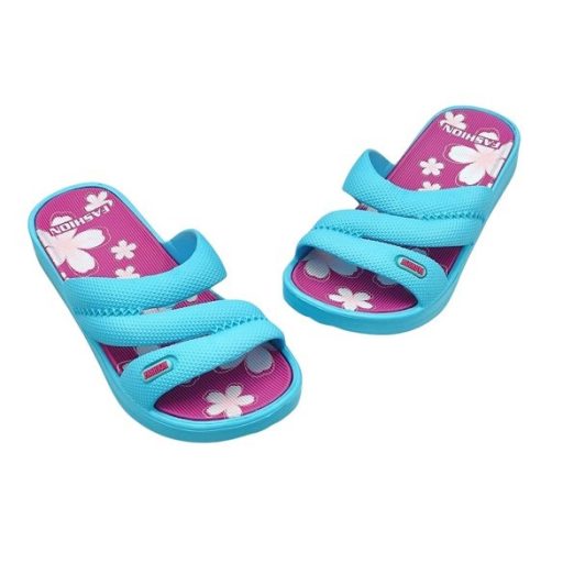 FUN BEACH TIME Keresztpántos strandpapucs 4 színben