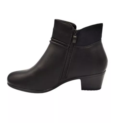 Sofia női bélelt bokacsizma fekete