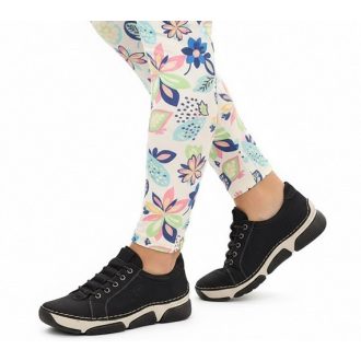 LUCCA Urban Sport női cipő bőr talpbetéttel fekete