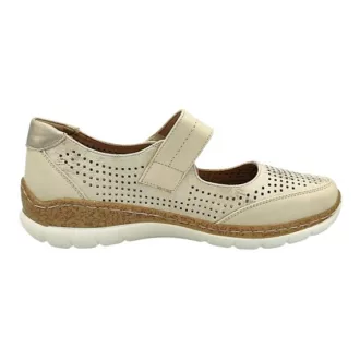 LUNA CHARM női pántos cipő – beige