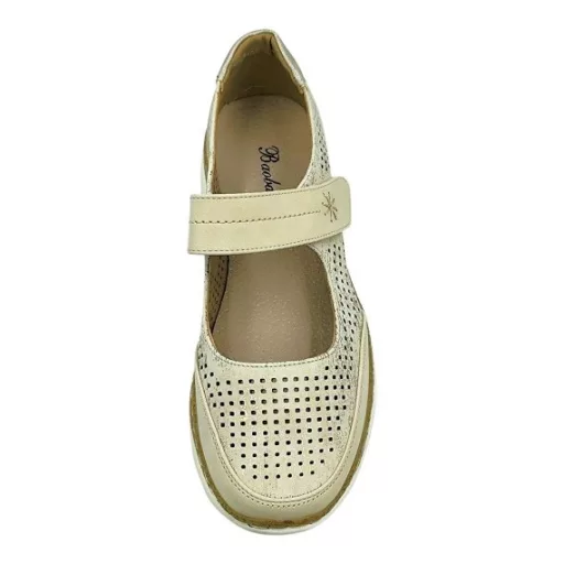 LUNA CHARM női pántos cipő – beige