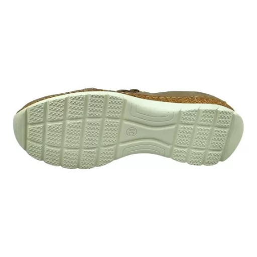 ACTIVA STEP női sportos félcipő beige – bőr talpbetéttel