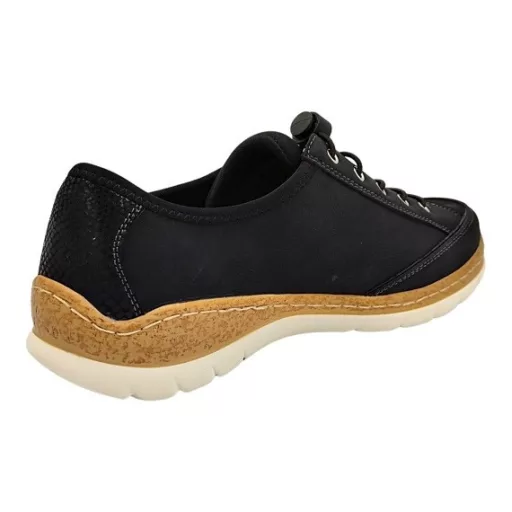 ACTIVA FIT női sportos félcipő fekete – bőr talpbetéttel