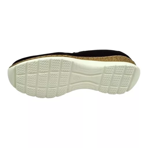 ACTIVA FIT női sportos félcipő fekete – bőr talpbetéttel