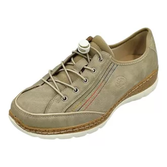   ACTIVA FIT női sportos félcipő beige – bőr talpbetéttel