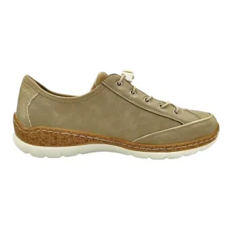   ACTIVA FIT női sportos félcipő beige – bőr talpbetéttel