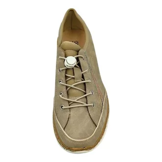   ACTIVA FIT női sportos félcipő beige – bőr talpbetéttel