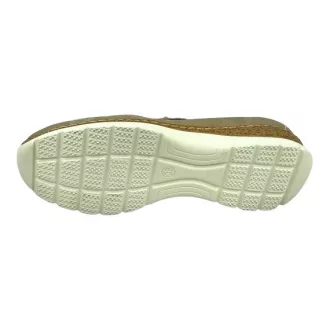   ACTIVA FIT női sportos félcipő beige – bőr talpbetéttel