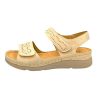 SUNNY dupla tépőzáras női szandál beige