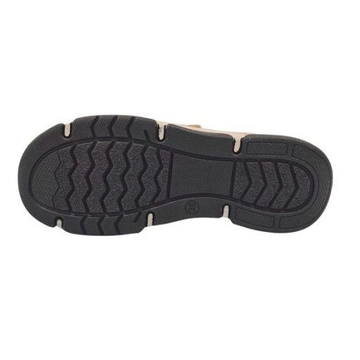 RÓMA kollekció bélelt női bokacsizma beige