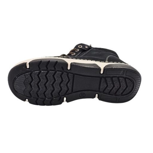 BERGAMO kollekció bélelt női bokacsizma fekete