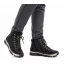 BERGAMO kollekció bélelt női bokacsizma fekete