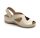 924 LEON Comfort női nappa bőr szandál beige