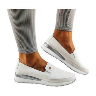 Royal bebújós női slip-on cipő fehér